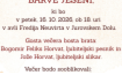 VABILO NA LITERARNI VEČER BARVE JESENI